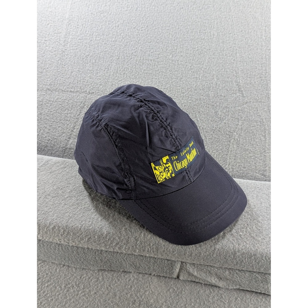 New Balance Chicago Marathon Hat OSFM Navy Blue Running Cap VW Logo Vintage Y2k